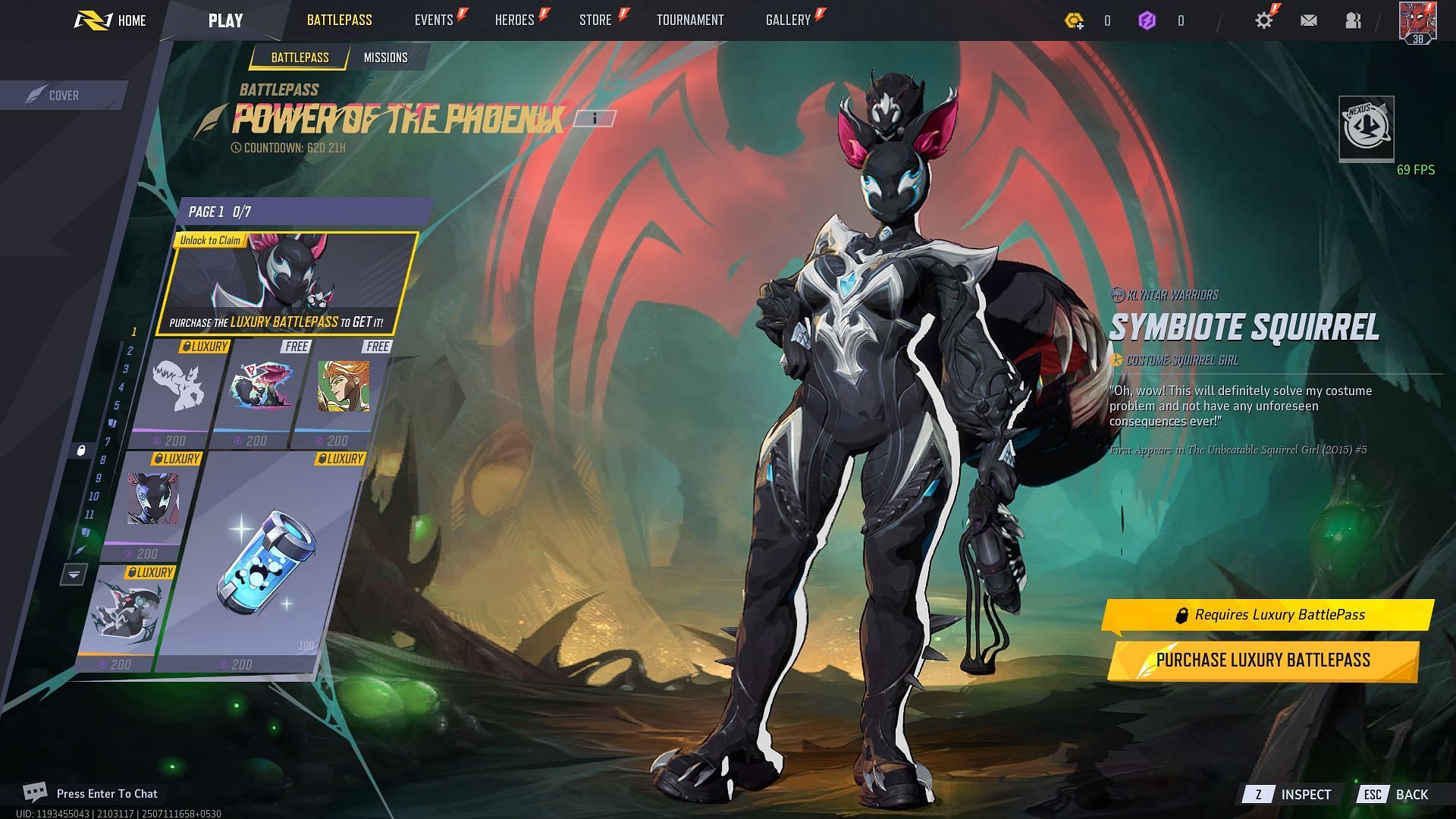 Battle Pass Page 1 (Image via SK Gaming || NetEase Games)
